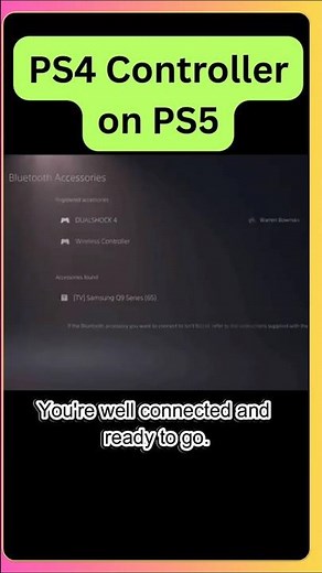 Connect PS4 Controller to PS5 #shorts