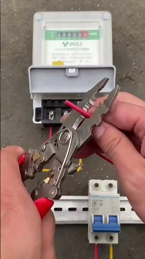 INSTALLATION KWH METERS #electricalwiring #electrician