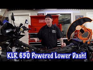 Install a Kawasaki KLR 650 Powered Lower Dash-Tutorial