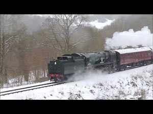 STEAM TRAINS IN THE SNOW!!!