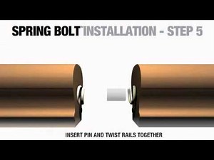 Spring Bolt Rail to Rail Connector