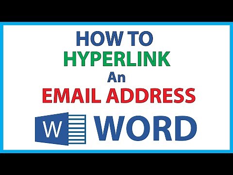 Microsoft Word: How To Hyperlink An Email Address In Word | 365 |