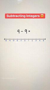 Subtracting Integers | How to subtract using Number Line #mathlove #subtraction #integers #mathtutor #mathskills #maths #mathematics #educational #knowledge #fyp #viralvideoシ #math | Math Love