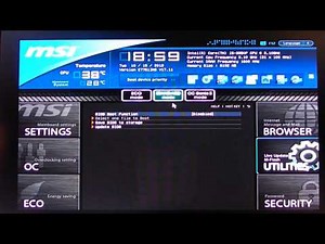 How To : MSI Bios Update Deutsch | German UEFI