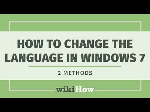 How to Change the Language in Windows 7