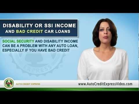 Applying for an Auto Loan with Disability or Social Security income
