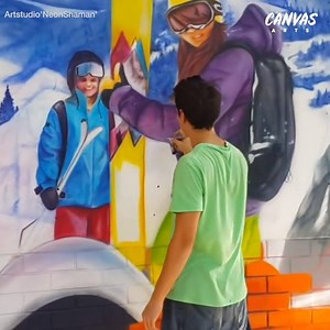 7.4K views · 45 reactions | Winter is here! Anyone heading to the slopes soon? ⛷ | Canvas Arts | Facebook