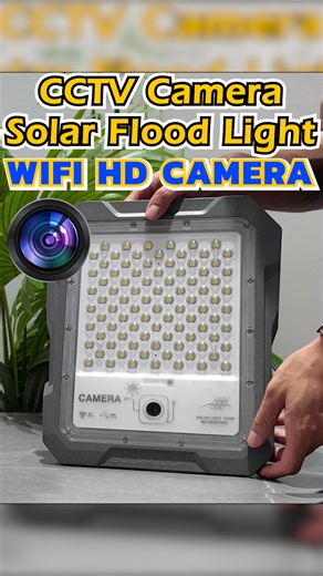 SUNC Solar Flood Light: WiFi version with HD camera, 4 million pixels, viewable on mobile phone and PC, best solution for lighting and security!Offering multiple wattage options from 60W to 1500W, sealed in plastic, packaged in color box, equipped with mono solar panel!#outdoorlighting #outdoorlights #light #solar #solarenergy #solarlight #nightlight #waterprooflight #solarlightwithpanel #sunc #suncsolar #solarlights #solarpower #solarlighting #waterproof #solarstreetlight #solarcamera #cctvcame