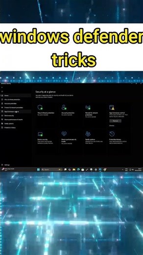 🔥 Windows Defender Tricks You MUST Enable in 2025! #computerfiles #systemfiles #tutorial#shorts