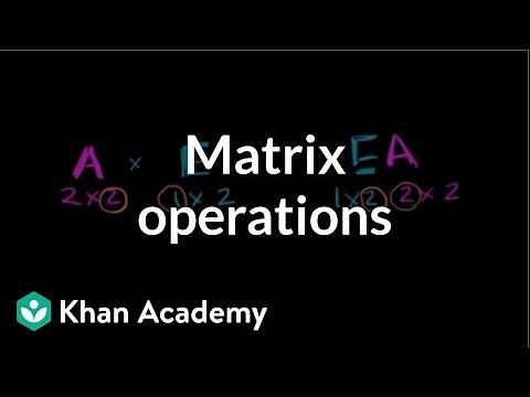 Defined and undefined matrix operations | Matrices | Precalculus | Khan Academy