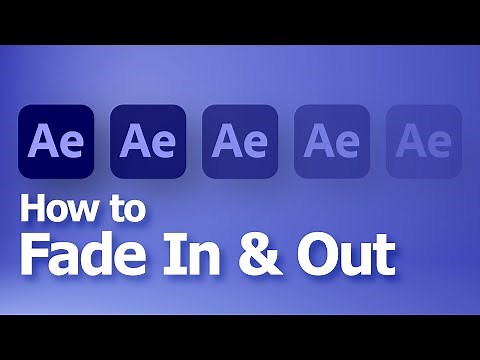 How to fade out a layer in After Effects