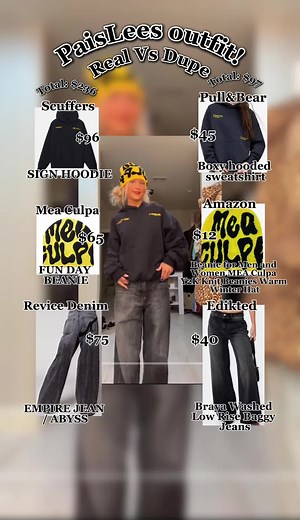 Paislee Nelson's Outfit: Real vs Dupe Comparison