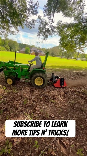 Fall clean-ups made easy with a Betstco flail mower 😎