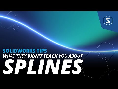 How to Use Splines in SOLIDWORKS | Beginner SOLIDWORKS Tutorial