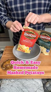 442K views · 2.5K reactions | Quick & easy homemade mashed potatoes in an instant. #dinnerideas #Thanksgiving #mashedpotatoes | The Gooch | Facebook