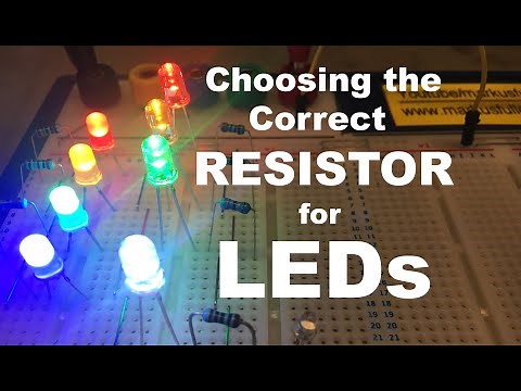 How to Calculate the Correct Resistor for LEDs Light Emitting Diodes