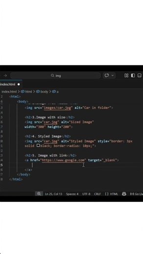 All ways to add images in HTML👩🏻‍💻 #coding #tutorial #html #shorts