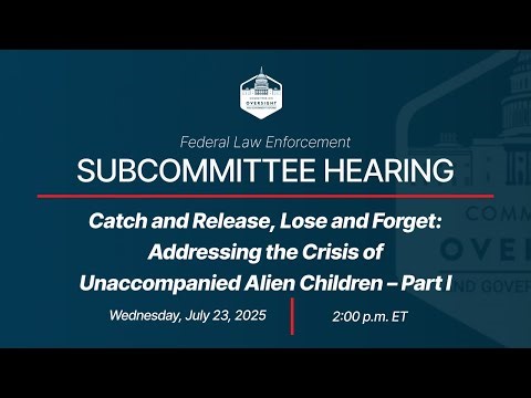Catch and Release, Lose and Forget: Addressing the Crisis of Unaccompanied Alien Children – Part I