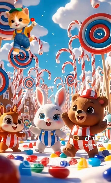 Cute cartoons enjoying#kids #kidssong #kidscartoon #cartoonvideo #foryou