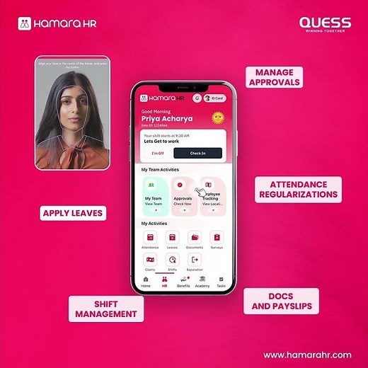 Hamara HR by Quess | Smart HRMS for MSMEs | AI-Powered Attendance, Payroll & More