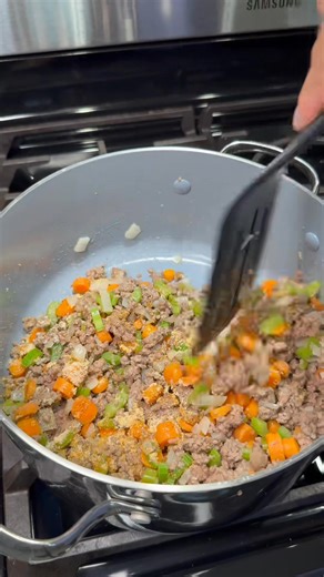 3.7M views · 58K reactions | Old Fashioned Vegetable Beef Soup!  | Cooking With Katie Cross | Facebook