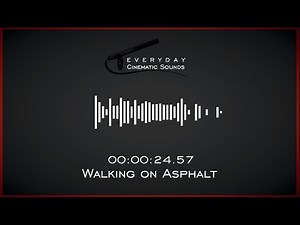 Footsteps Walking on Asphalt | HQ Sound Effects