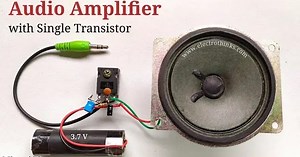 Audio Amplifier with Single Transistor