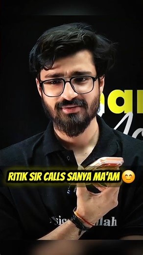 Ritik sir called Sanya mam in live class 📞 |Foundation |Physics wallah #pw #boards #maths #science
