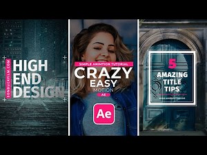 5 Simple Animations in After Effects Tutorial