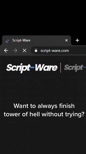 Get Script-Ware now! #roblox #exploiting #robloxexploiting #towerofhell #hacking #scriptware #exploitingroblox