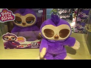 Pets Alive Fifi the Flossing Sloth Purple - 11" Interactive Animal Dancing Robotic Plush Toy Review