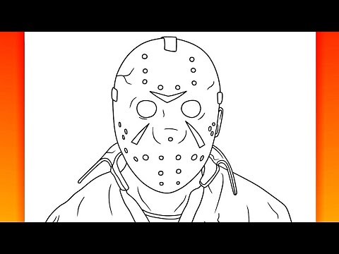 How to draw a Jason Voorhees - Friday The 13th step by step