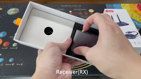 Wireless HDMI Transmitter and Receiver Kit 4K, 165FT/50M 2.4/5GHz HDMI VGA Video/Audio Dual Screen Transfer, Live Casting for Set-top Box, Blu-ray, Laptop, Tablet, Camera, Support Nefix/TikTok/YouTube