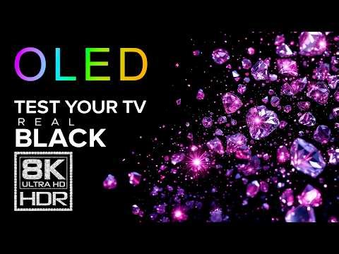 Revolutionary 2025 8K OLED | The Ultimate Deep Black Demo at 60FPS