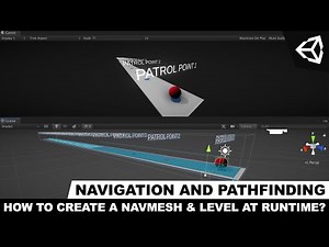 Unity3d Navigation And Pathfinding - How To Create A NavMesh And Level At Runtime?
