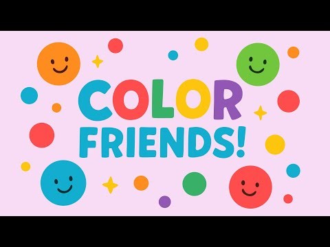 Color Friends 🧡 The Color Orange! | Learning Colors for Children