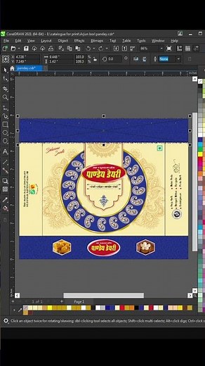 How To Make Sweet Box Design In Corel Draw