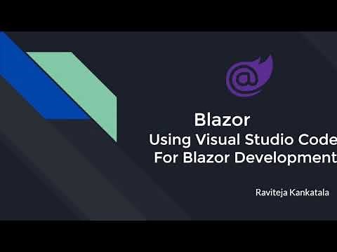 Blazor app development with Visual studio code