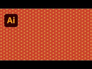 How to create seamless pattern in Adobe illustrator| Easy pattern design| Adobe illustrator| Graphic