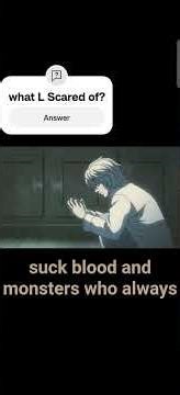 what L Scared of? #deathnote #anime #animation #marvel