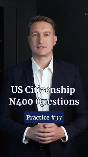 N400 Questions for Naturalization #37| N 400 Interview | Practice & Pass!