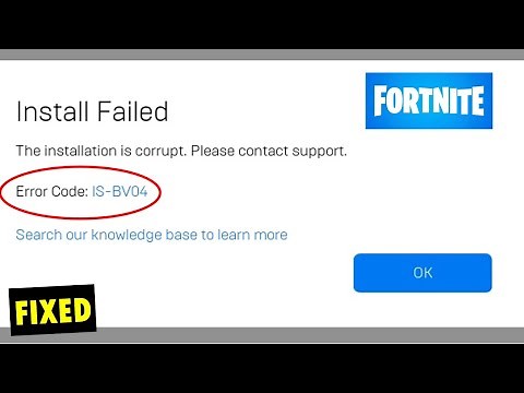 How to Fix Fortnite Error Code IS-BV04 in Windows 11