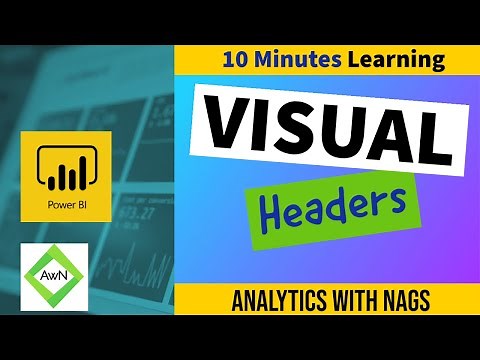 Power BI Tutorial (27/50) - What is Visual header in POWER BI