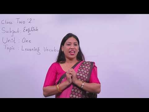 2. English | Class-2 | Learning Vocabulary |