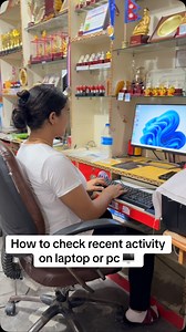 208 reactions | How to check recent activity on computer ️ or laptop #basictoadvancecomputercourses #graphicdesign #videoediting #photoediting #computerclass #bookyourseatnow☎️ | Perfect Academy | Facebook