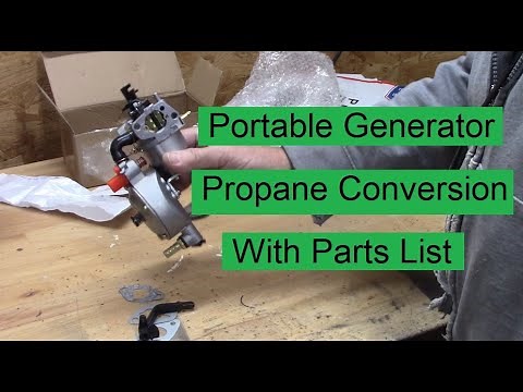 Harbor Freight Portable Generator Propane Conversion - With Parts List - Let's Figure This Out