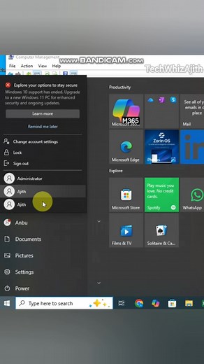 15K views · 83 reactions | New to Windows? 樂 Here’s the quickest way to create a new login in Windows! ⚡ Keep your PC organised and secure in just a few clicks. Try it now and master your Windows skills! ✨ #WindowsTips #TechHacks #PCHacks #fblifestyle #WindowsTutorial #WindowsLogin #Windows11 #Windows10 #TechReels #ComputerBasics #LearnOnFacebook #DigitalSkills #DailyTechTips #TechGuide | Tech Whiz Ajith | Facebook