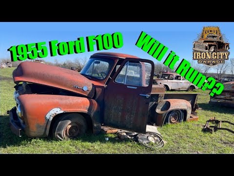 Will it run?? 1955 Ford F100 hasn’t ran in 50 years let’s find out why! Is that a Buick Nail Head?