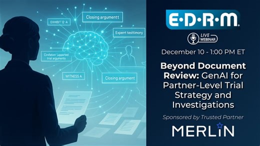 Beyond Document Review: GenAI for Partner-Level Trial Strategy and Investigations
