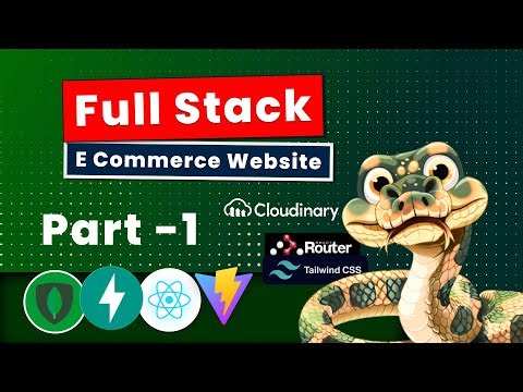 FastAPI + React E-Commerce Complete Project E2E| Backend + Frontend + MongoDB | Part - 1